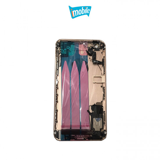 iPhone 6S Plus Compatible Back Housing With Accessories Gold - 2111 (2111) iPhone 6S Plus Compatible Back Housing With Accessories Gold