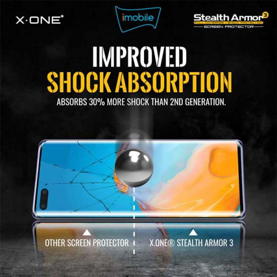 X-One Samsung Galaxy S21 Ultra Stealth Armor Screen Protector (7628) X-One Samsung Galaxy S21 Ultra Stealth Armor Screen Protector